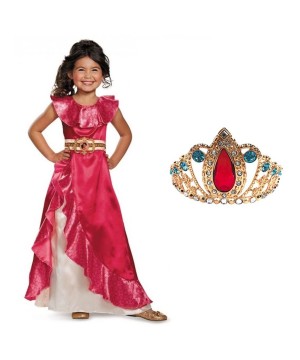 Elena of Avalor Princess Dress and Tiara Costume Kit